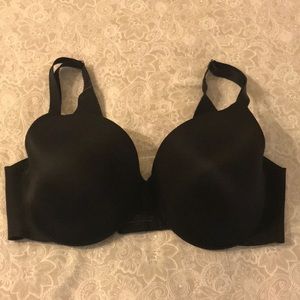 Soma vanishing back bra 36 DD. Black.
